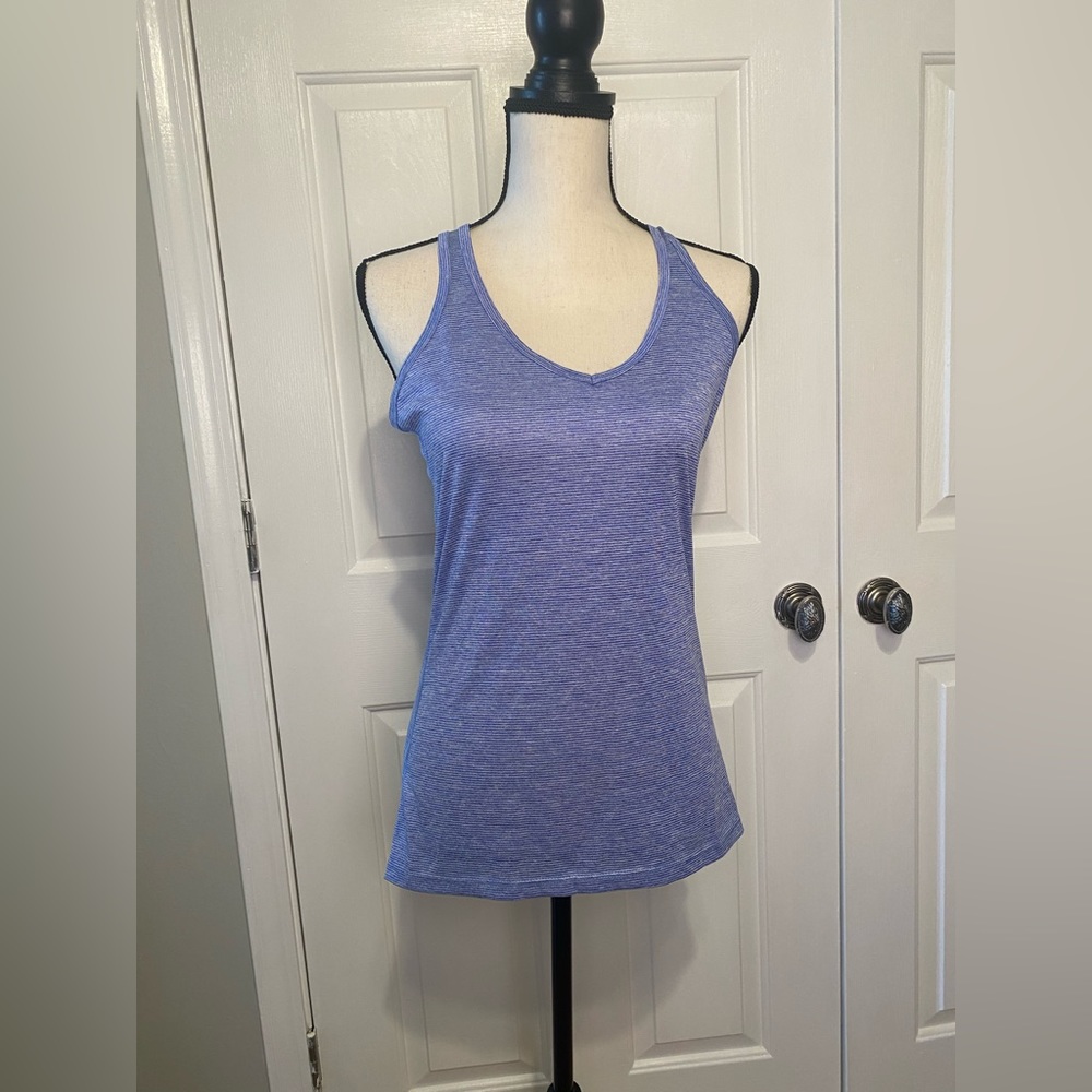 Blue stripped tank top